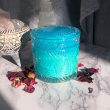 Load image into Gallery viewer, Blue Leaf Vintage Jar- Lemon Cheesecake